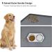 EIOKIT Dog Food Mat - Waterproof Silicone Pet Bowl Mat with Raised Edge - Grey (Various Sizes) - Buy Online on SooperMarket.com