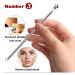 Ellolife 5-Pack Blackhead Remover Set - Stainless Steel Comedone Squeezer Kit for All Skin Types | Acne and Whitehead Extraction - Buy Online on SooperMarket.com