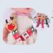 TIAN-K Christmas Elk Pacifier Chain | Cotton Teething Toy for Newborns | International Shipping - Buy Online on SooperMarket.com