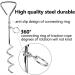 2 X 16" Heavy Duty Ground Spike Stake (41cm) Dog Chains for outside Dog Tie Out Cable Steel Spiral Dog Tether Outdoor Dog Camping Accessories (Stake Only 2 X 41cm) - Buy Online on SooperMarket.com
