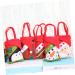 Anneome Ornament The Decor Straw Hats for Crafts Christmas Bags with Handles Tote Bag Candy - Buy Online on SooperMarket.com