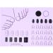 Silicone Nail Mat | Manicure Protector Mat for Nail Practice Nail Polish Coloring Practice Professional Nail Manicure Tools for Acrylic Fingernails - Buy Online on SooperMarket.com