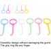 Braces Retainer Remover - 6pcs Food Grade Plastic Aligner Remover | Anti-Slip Orthodontic Tool for Orthodontics - Buy Online on SooperMarket.com