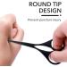 Professional Small Scissor for Beard, Moustache, Ear and Nose Hair Trimming - Stainless Steel (Round-Headed 04 Black) - Buy Online on SooperMarket.com