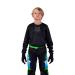 Fox Racing Unisex Kids Yth Blackout Jersey Windbreaker L Black
