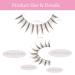 Buy Outopen 10 Pairs Brown Natural Look Manga Lashes - Short 5-13MM Handmade Wispy False Eyelashes for Daily Wear | International Shipping - Buy Online on SooperMarket.com
