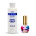 Blossom Hydrating Moisturizing Strengthening Lavender Scented Cuticle Oil 0.42 Fl oz + Blue Cross Professional Nail Care Cuticle Remover Liquid 6 Fl oz 2 Pack Bundle Made in USA