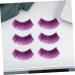 ABOOFAN 9 Pairs False Eyelashes Art Eyelashes Extension Eyelashes Magnetic Full Eye False Lashes Halloween Eyelashes Faux Eyelashes Exaggerative Fake Eyelashes Extend Miss Purple Fluffy - Buy Online on SooperMarket.com