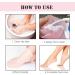 Silicone Socks & Gloves - 2 Pairs for Spa Pedicure | Moisturizing Foot Care for Dry Cracked Feet - Buy Online on SooperMarket.com