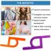 Tuxepoc Sensory Chew Toys for Autistic Children - Silicone Chewy Tool for Teething ADHD Autism - Orange Purple Chewelry for Boys & Girls - Buy Online on SooperMarket.com