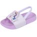 Flashbroat girls bathing sandals boy bathing flap shower bathing shoes summer slipproof light beach slippers children sandals rubber band 26 eu unicorn purple