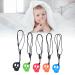Buy Chewable Sensory Necklaces - 5 Pack Soft Silicone Skull Shape - Stress Relief Teething Necklace for Autism - International Shipping Available - Buy Online on SooperMarket.com