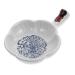 MAGICLULU 1pc Sauce Dish Vegetable Plate Ceramic Dipping Dish Pastry Plate Dipping Sauce Bowl Sauce Bowls Condiment Bowls Candy Plate Spice Dish Seasoning Dish Ceramics Household Spices 11X8X2CM Blue