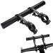 XNX Bike Bicycle Double Handlebars Extender Extension,Aluminum Alloy Super Long Bike Bracket Accessories,for Bike Mounts,Bicycle Extender Bars,for 20mm-32mm Bars Caliber Aluminum Alloy 20CM