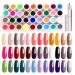 36 Colors UV Nail Polish Set | Comozon Gel Color Kit with 2 Brushes for Nail Art & Design - Buy Online on SooperMarket.com