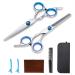 Kyraton Professional Barber Hair Scissors Shears Set with Cutting Scissors, Thinning Scissors, Comb, Clips, lubricating oil, Cleaning Cloth, Case, Premium Hairdressing Shears For Salon and Home. 4.Haircut Set