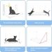 Cat Window Perch - Blue Cat Hammock for Window - Holds up to 48 lb - Safe & Comfortable Indoor Kitty Bed - Buy Online on SooperMarket.com