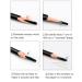 Go Ho 12 PCS Waterproof Eyebrow and Eyeliner Pencil Set - Long-lasting & Sweat-proof Makeup Brow Tint Pen in 3 Colors - Buy Online on SooperMarket.com