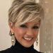Creamily Short Blonde Wigs for Women Pixie Cut Wigs with Bangs Natural Straight Layered Synthetic Hair Short Wig for Women Daily Cosplay Party Wig Blonde Mixed Brown Brown Mix Blonde #613/27B