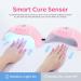 Modelones 48W UV Nail Dryer with Timer | Gel Nail Lamp & UPF99+ UV Protection Gloves for Manicure - Buy Online on SooperMarket.com
