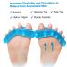 2 Pair Gel Toe Separators & Straighteners - Bunion Relief & Pain Alleviation for Men & Women (Size L 9-14/12-14) - Buy Online on SooperMarket.com
