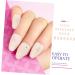 Gogogmee 1 Set Nail Patch Fake Nails with Glue French Decor Nails Decoration Nail Embellishments False Nails with Glue Nail Decals Nail Salon Supplies Sticker Plastic Full Coverage X4 Pink - Buy Online on SooperMarket.com