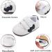 Cheerful Mario Baby First Walking Shoes | Soft PU Leather | Anti-Slip Sole | 12-18 Months | Dark Blue - Buy Online on SooperMarket.com