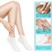Silicone Moisturizing Socks Women Foot Spa Pedicure Silicone Socks Foot Mask Exfoliating Beach Protective Gel Socks Anti Slip Aloe Socks for Dry Cracked Feet Calluses Foot Care (White) - Buy Online on SooperMarket.com