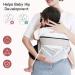 Breathable Baby Carrier Newborn Quick Drying Adjustable Thick Shoulder Straps for Toddlers up to 20kg (Gray) | Summary Baby - Buy Online on SooperMarket.com