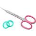Cuticle Scissors Curved Multipurpose Little Beauty Nail Scissors Manicure Pedicure Eyebrows Eyelash Nose Beard Mustache Hair Trimming Grooming Shears for Men Women (Silver 4.5 Inch) 4.5 Inch Silver - Buy Online on SooperMarket.com