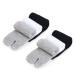 Flip Flop Socks Elastic Cotton Socks Split-toe Stylish Fun Casual Tabi Socks 3 Pack (Black + White + Gray)