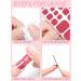 Kalolary Toenail Polish Stickers - 16 Sheets Full Cover Self Adhesive Toe Nail Art Decals for Pedicure - DIY Feet Nail Design Decorations - Buy Online on SooperMarket.com