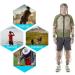 Lixada Outdoor Breathable Ultra-fine Mesh Jacket & Pants Set - XX-Large | Men & Women Summer Wear - Buy Online on SooperMarket.com