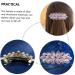 HAPINARY Rhinestone Spring Hair Accessories Vintage Hair Accessories Crystal Hair Clips Hair Claw Clips for Girls Wedding Hair Clip Purple Miss Alloy Big Hairpin Delicate - Buy Online on SooperMarket.com