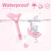 4pcs Eyeliner Stencils Eyeliner Helper Tool Silicone Eyeliner Eyeshadow Stencils Mascara Shield Applicator for Eyeliner Eyelashes Eyebrows Lip Liner Face Contour (Pink) - Buy Online on SooperMarket.com