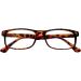 TBOC Reading Glasses +2.50 - Brown Tortoise | Stylish Reading Aid for Men & Women | Perfect for Seniors & Digital Devices - Buy Online on SooperMarket.com