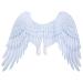 SUNGOOYUE Large Wing Prop Non Woven Fabric Children's Angel Wings Halloween Party Cosplay Costume Accessories Props(White Children's Angel Wings DS18002A)