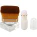Foundation Makeup Brush Loose Powder Brush Fluffy Hair Strong Powder Grip Thickening Die Casting With Storage Box For Daily Use - Buy Online on SooperMarket.com