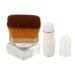 Foundation Makeup Brush Loose Powder Brush Fluffy Hair Strong Powder Grip Thickening Die Casting With Storage Box For Daily Use