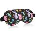 Haskirky Light Blocking Eye Mask Breathable and Adjustable Adult Men and Women Travel on Business Trips Yoga Meditation Light Smooth Comfortable Eye Mask Office Deep Sleep Goodies Easter Rabbit Flo