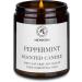Peppermint Fragrance Candle 150g | 100% Essential Oil | Soy Wax Aromatherapy | Perfect Gift for Mother's Day & Birthdays - Buy Online on SooperMarket.com