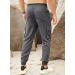 Elegancity Men's Cargo Pants | Casual Jogger Work Trousers with Drawstring | Regular Fit Sweatpants Sports Bottoms | Pockets (Size 38-46) - Gray - Buy Online on SooperMarket.com