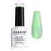 RARJSM Pearl Glitter Gel Polish Clear Green Shell Glitter Gel Nail Polish Mermaid Effect Reflective Sparkle Shiny Pastel Nail Gel Need Cured UV Led Nail Lamp 1 Piece 7.5ml Nail Art Manicure(DZ14)