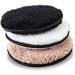 Microfiber Makeup Remover Pads Reusable Face Cloth Soft Facial And Skin Care Wash Cloth Puff Double-Sided Cleansing Wipe (White) White One Size - Buy Online on SooperMarket.com