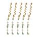 Exquisite Green Hair Dreadlock Jewelry - Large Alloy Braiding Rings (5 Pieces) for Parties | Fast International Shipping - Buy Online on SooperMarket.com