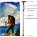 Walking Stick Folding Cane Crutches Foldable Stick Booster Ultralight Trekking Pole Telescopic Walking Stick Outdoor Travel Aluminum Crutches - Buy Online on SooperMarket.com