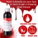 Go Ho Fake Blood Makeup (2 oz) - Realistic & Washable Halloween Blood for Scar Wound, Cosplay, SFX - Zombie & Vampire Effects - 2 OZ - Buy Online on SooperMarket.com