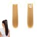 prinfantasy Blonde Wig Clip In Ponytail Hair Extensions Light Brown Curly Long Hair Extensions Clip In Ponytail Fake Ponytail Extension Long Hair Bright Blonde GBMW040 GBMW040 22 inch
