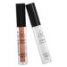 FOYTOKI 2pcs Eye Shadow Pencil Metallic Eyeshadow Waterproof Eyeliner Pencil Glitter Eyeshadow Silver Liquid