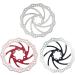 Boenoea 140mm Silver Bicycle Disc Brake Rotor for MTB Mountain Road Bikes - 6 Bolts Included - Buy Online on SooperMarket.com